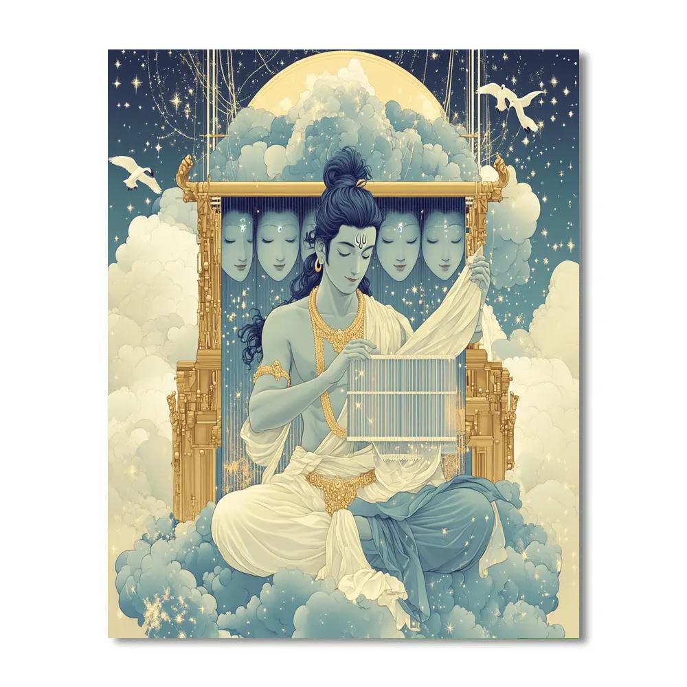 Sky Loom Brahma Tapestry painting number kit