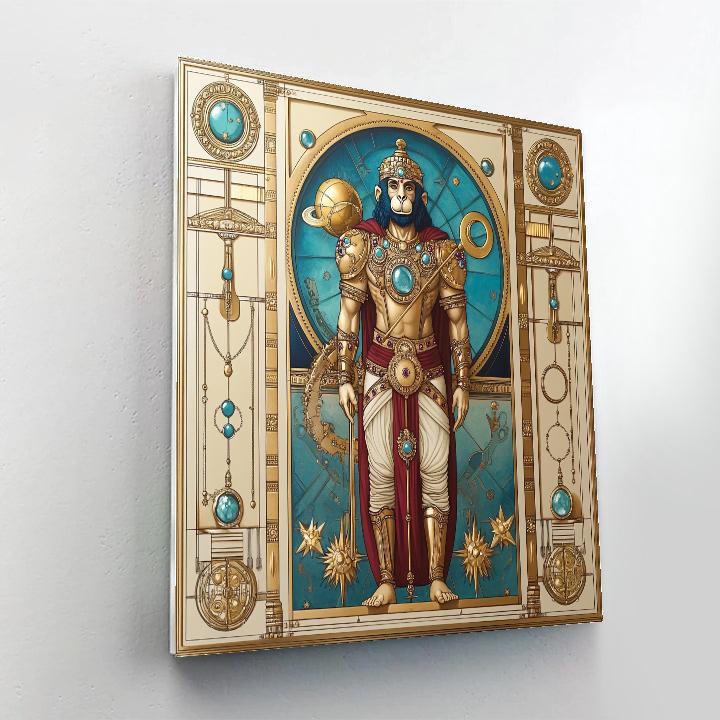 Clockwork Hanuman Guardian Numbered painting kits