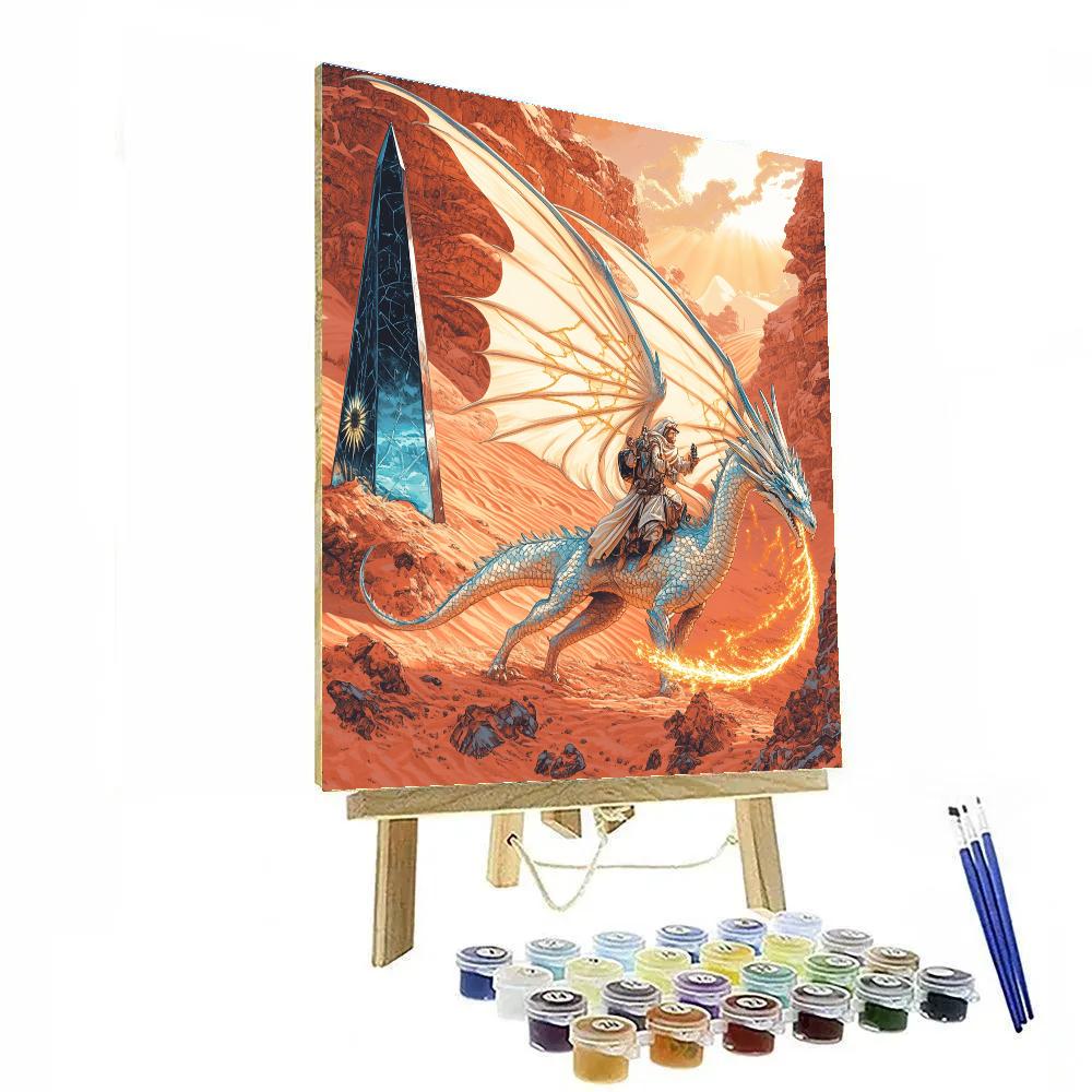 Pilgrim Of The Sand Sea With Dragon Oath Painting by numbers kit