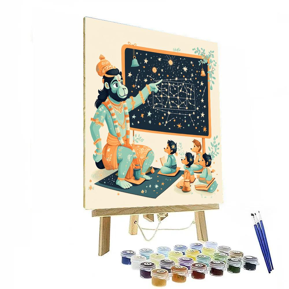 Hanuman Starlight Classroom paint by color