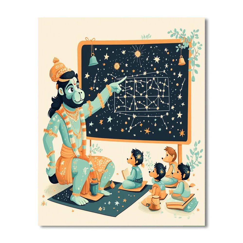 Hanuman Starlight Classroom paint by color