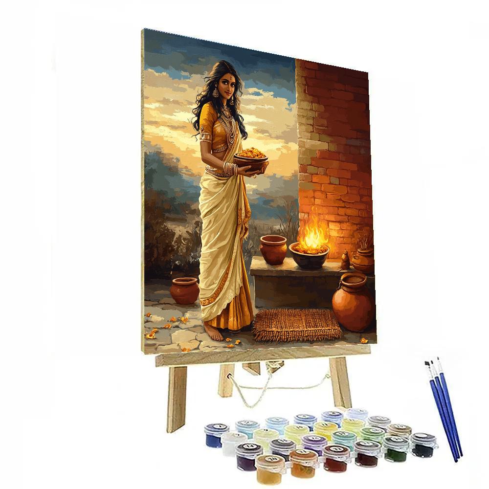 Parvati At The Hearth Of Sacred Hospitality Paint by numbers kits