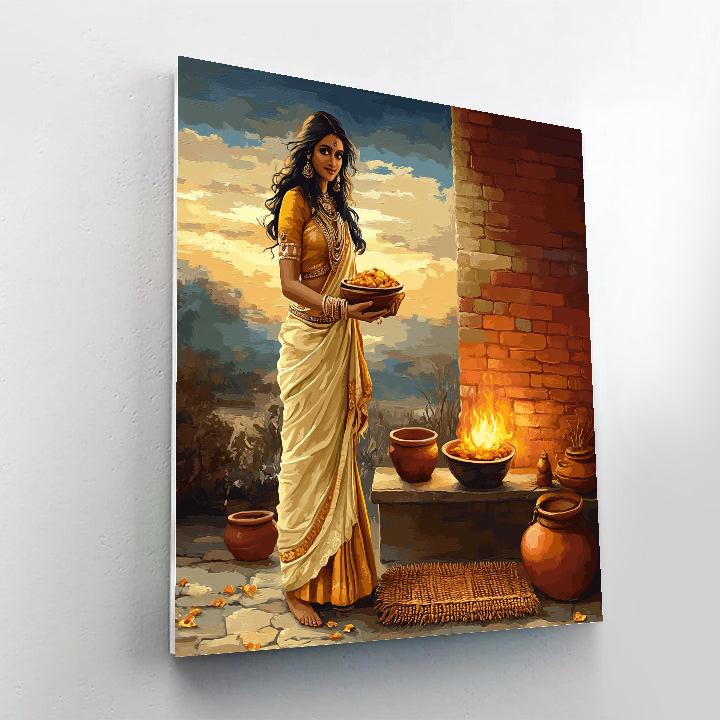 Parvati At The Hearth Of Sacred Hospitality Paint by numbers kits