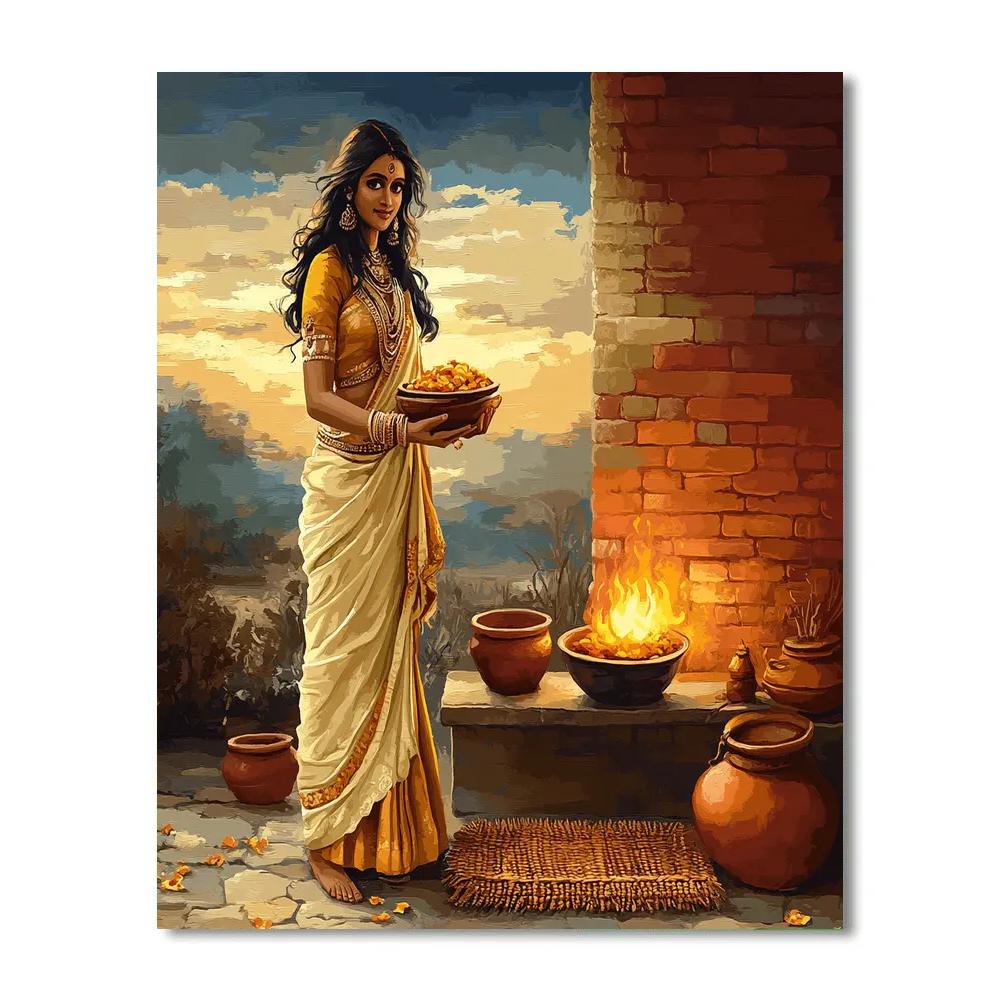 Parvati At The Hearth Of Sacred Hospitality Paint by numbers kits