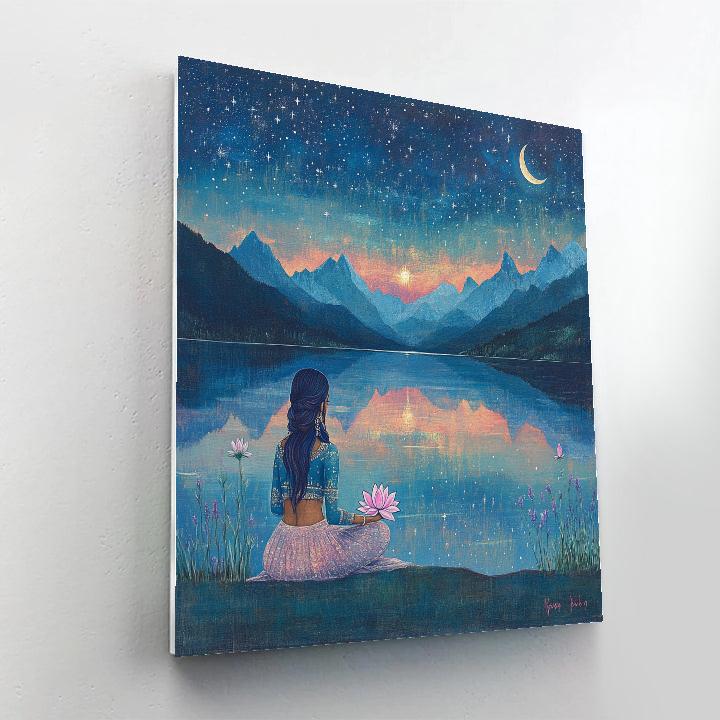 Parvati By The Star Mirror Lake Paint by numbers kits