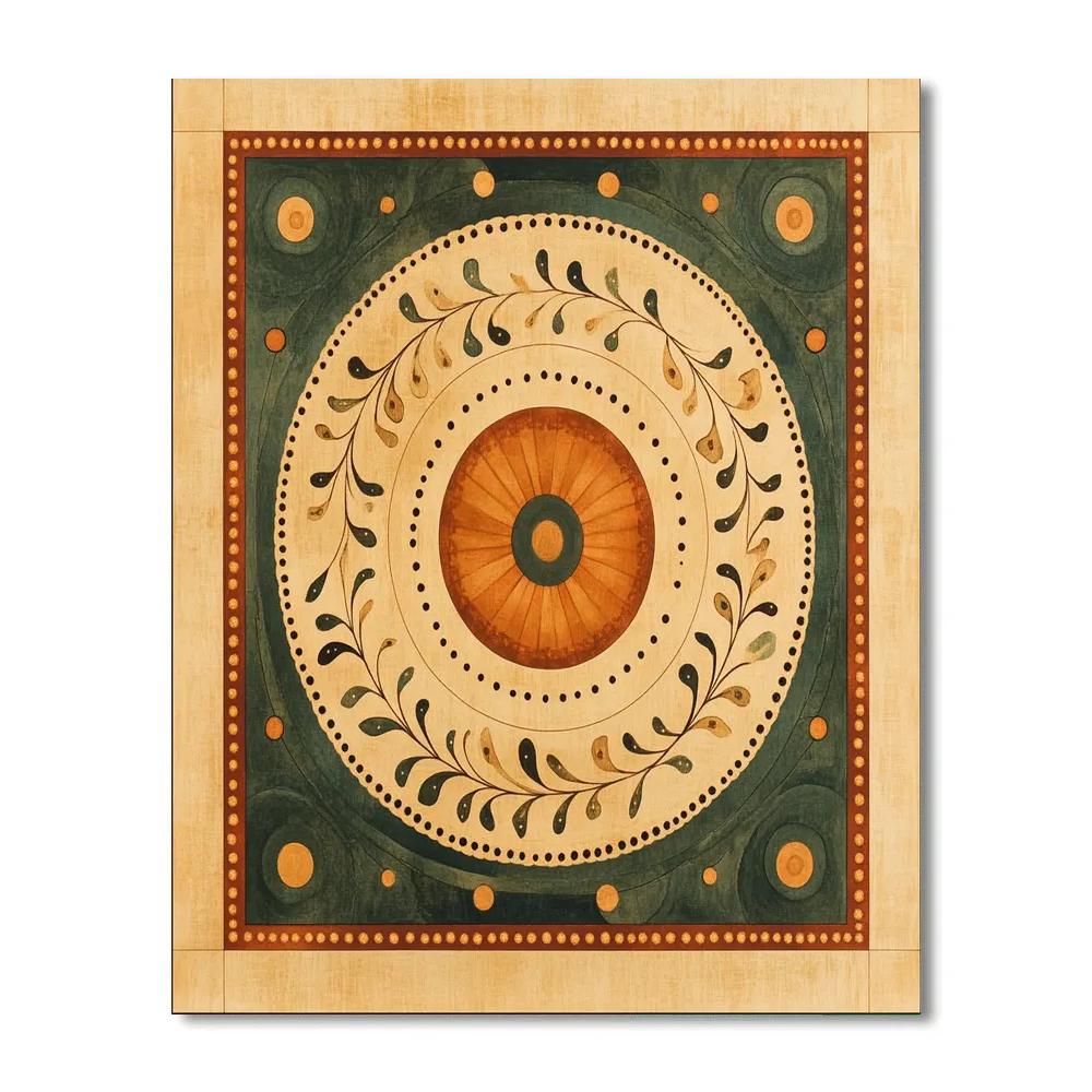 Nandalal Bose Inspired Constellation Mandala Of Silent Seasons Painting by numbers kit