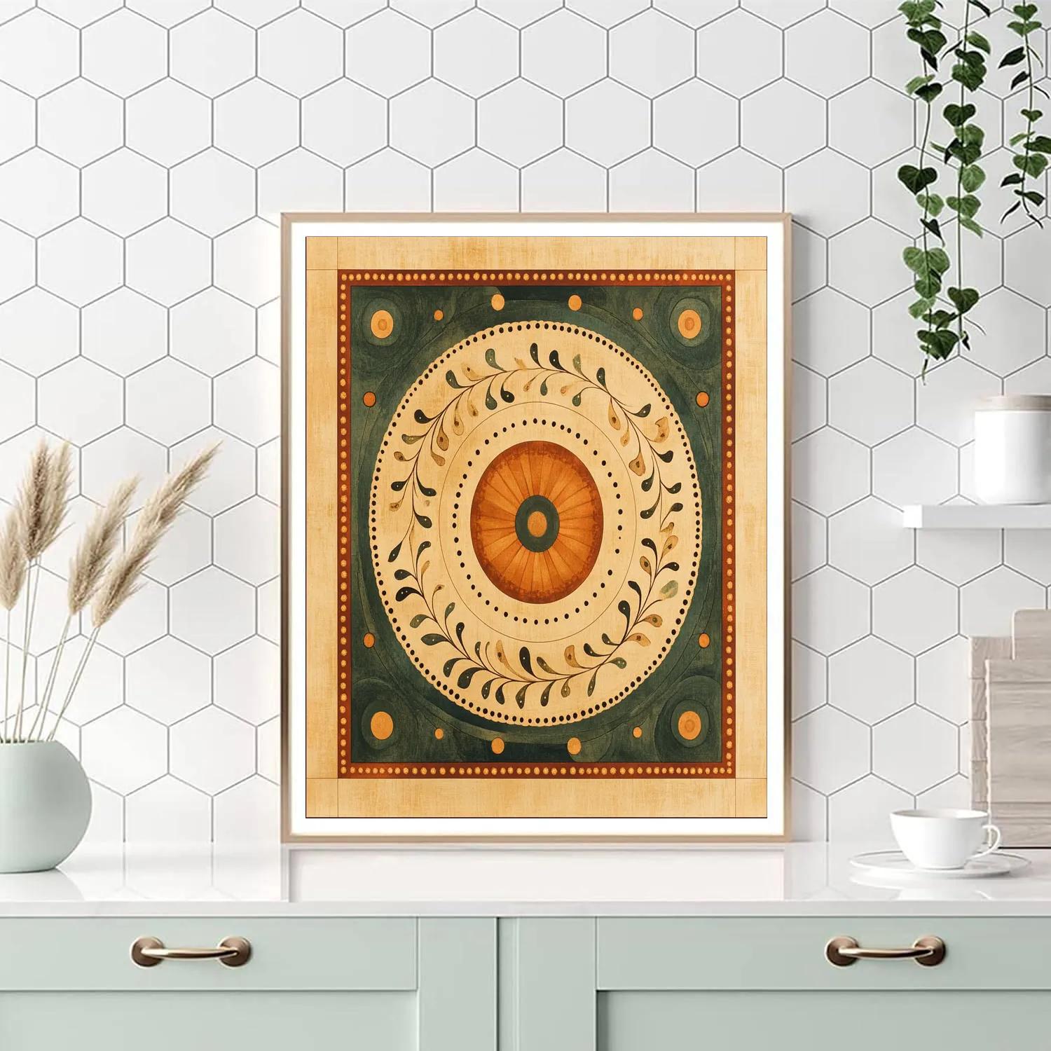 Nandalal Bose Inspired Constellation Mandala Of Silent Seasons Painting by numbers kit