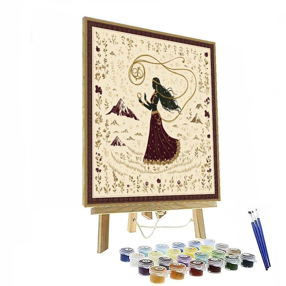 Parvati And The Golden Thread Of Devotion Paint by numbers kits
