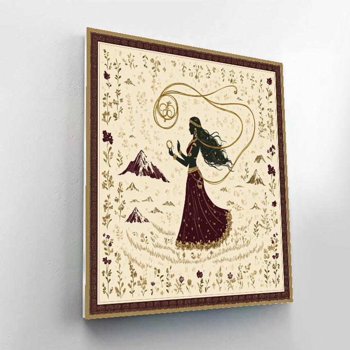Parvati And The Golden Thread Of Devotion Paint by numbers kits