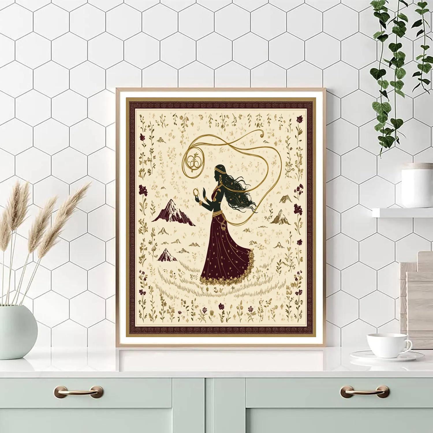 Parvati And The Golden Thread Of Devotion Paint by numbers kits