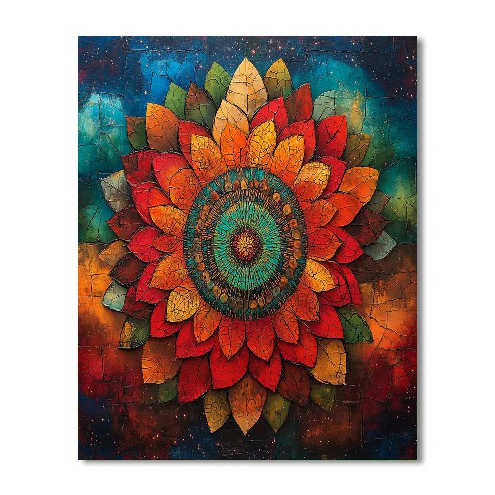 Frida Kahlo Inspired Nebula Of Resilience Numbered painting kits