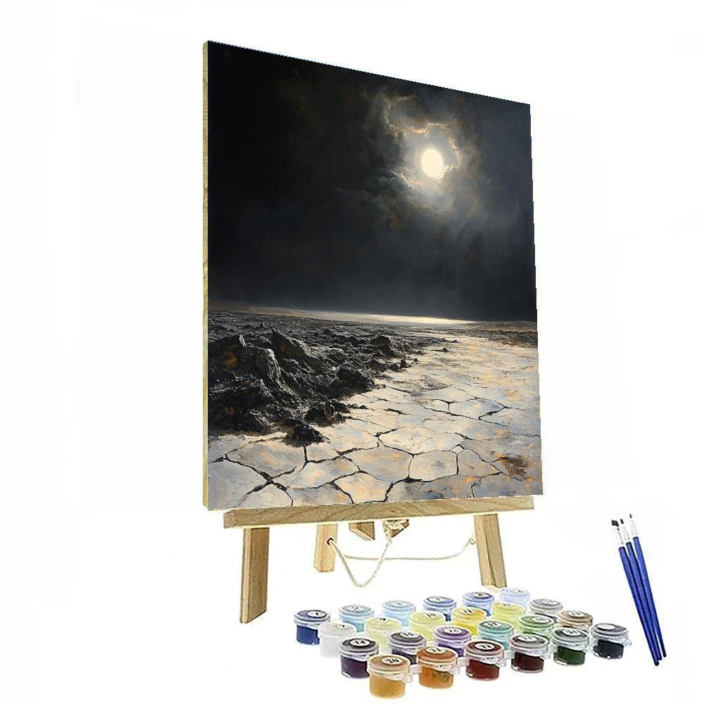 Francisco Goya Inspired Eclipse Over The Basalt Moor painting number kit