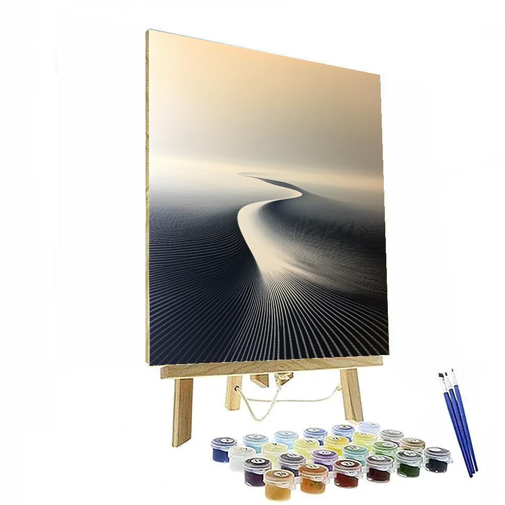 M.C. Escher Inspired Infinite Symmetry Horizon Painting by numbers kit