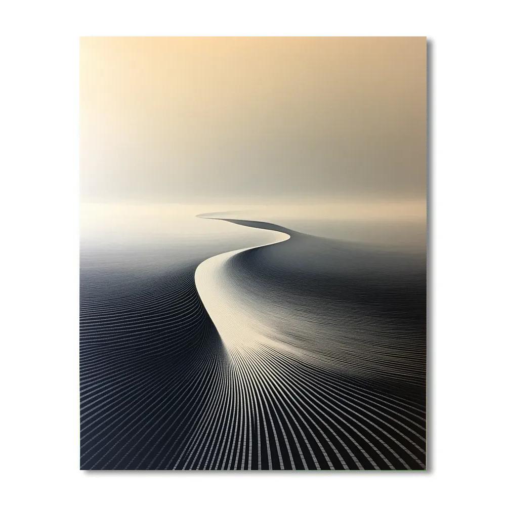 M.C. Escher Inspired Infinite Symmetry Horizon Painting by numbers kit