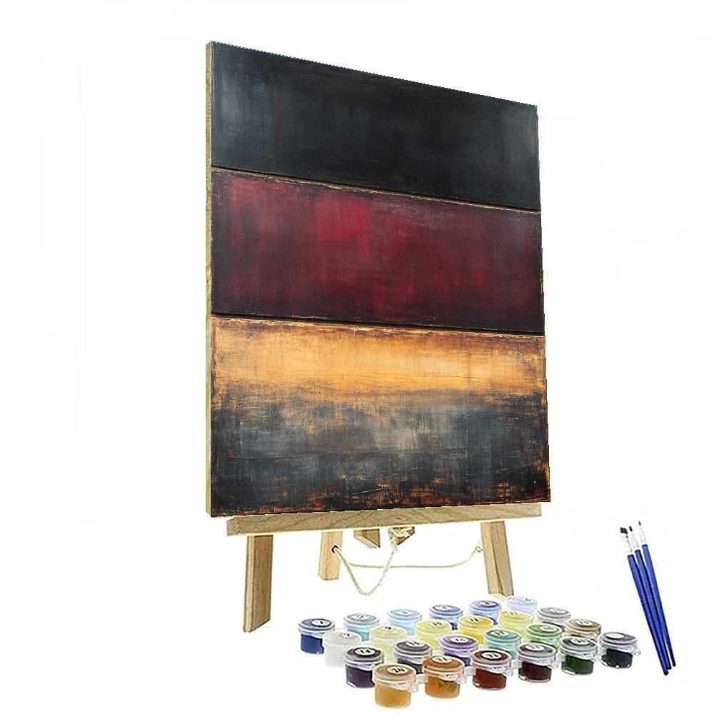 Mark Rothko Inspired Eclipse Interval paint by color