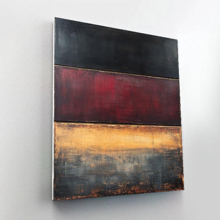 Mark Rothko Inspired Eclipse Interval paint by color