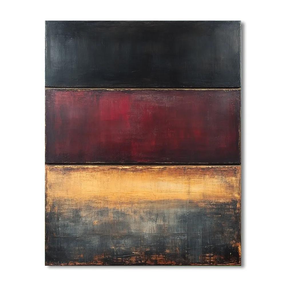 Mark Rothko Inspired Eclipse Interval paint by color