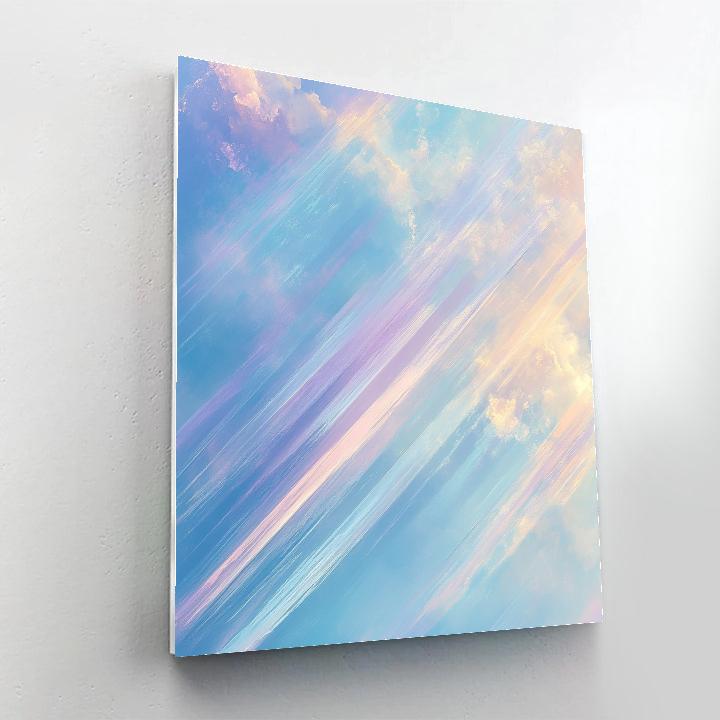 Edgar Degas Inspired Pastel Aurora Choreography paint by color