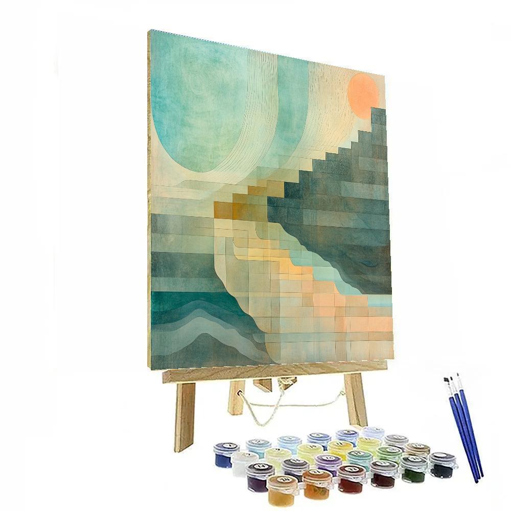Paul Klee Inspired Tidal Geometry Of Silent Winds Painting by numbers kit