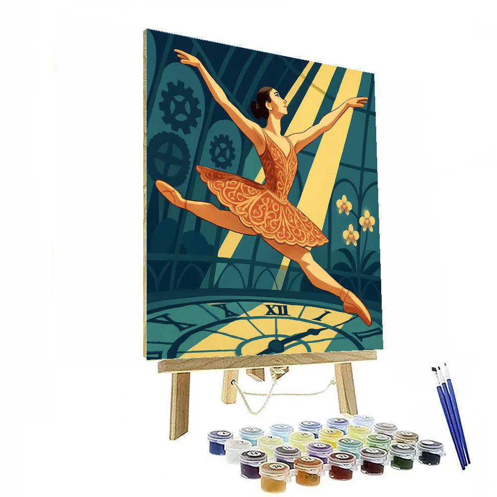 Clockwork Ballet In The Conservatory Atrium DIY paint by numbers