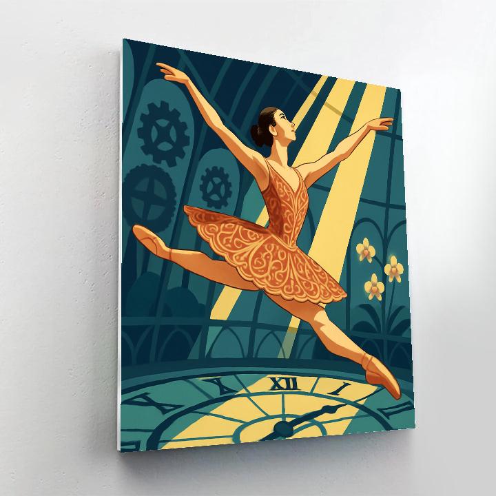 Clockwork Ballet In The Conservatory Atrium DIY paint by numbers