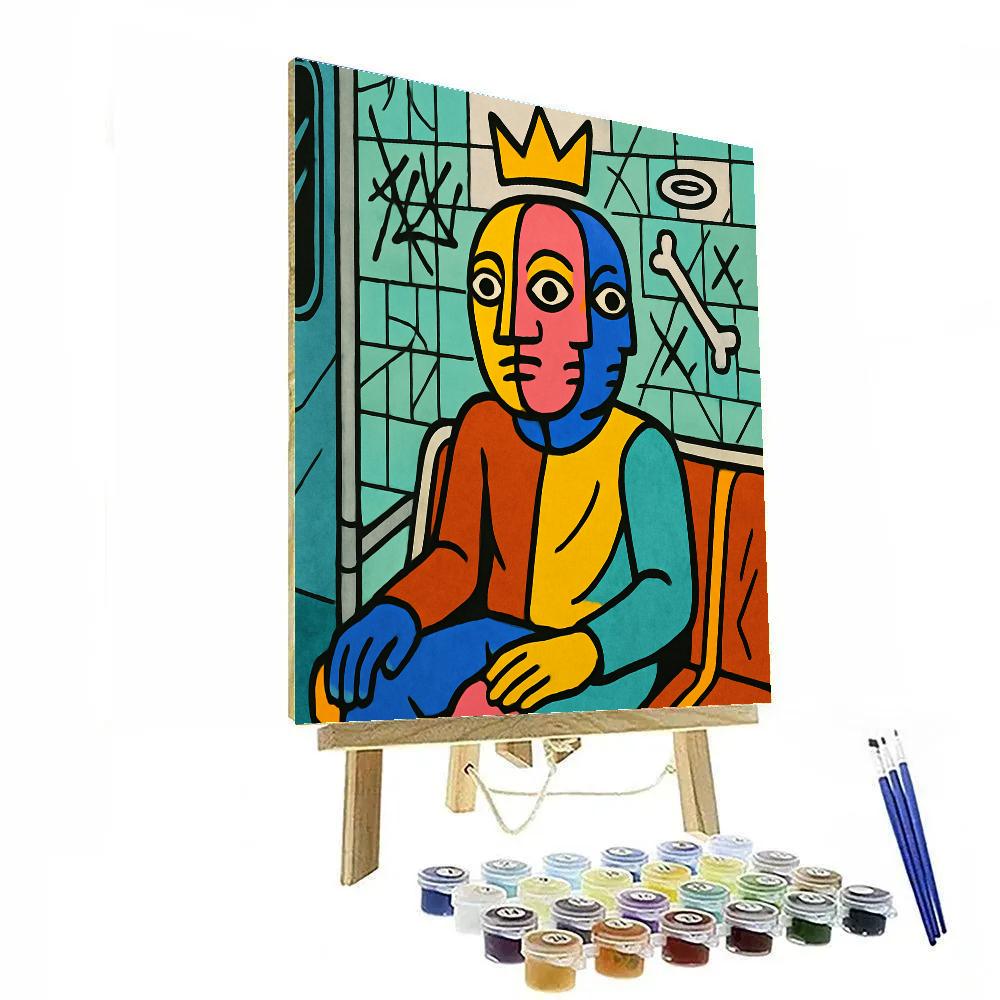 Basquiat Crowned Subway Oracle Paint by numbers kits