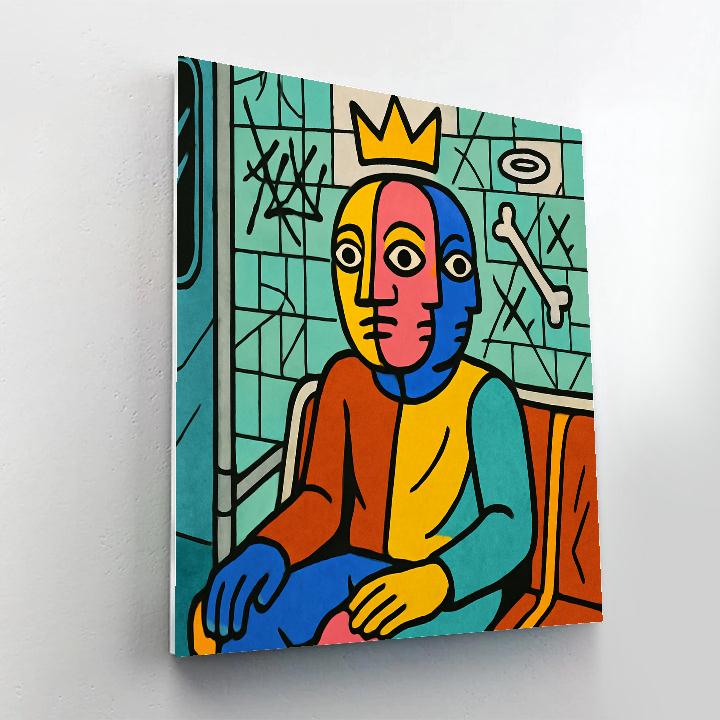 Basquiat Crowned Subway Oracle Paint by numbers kits