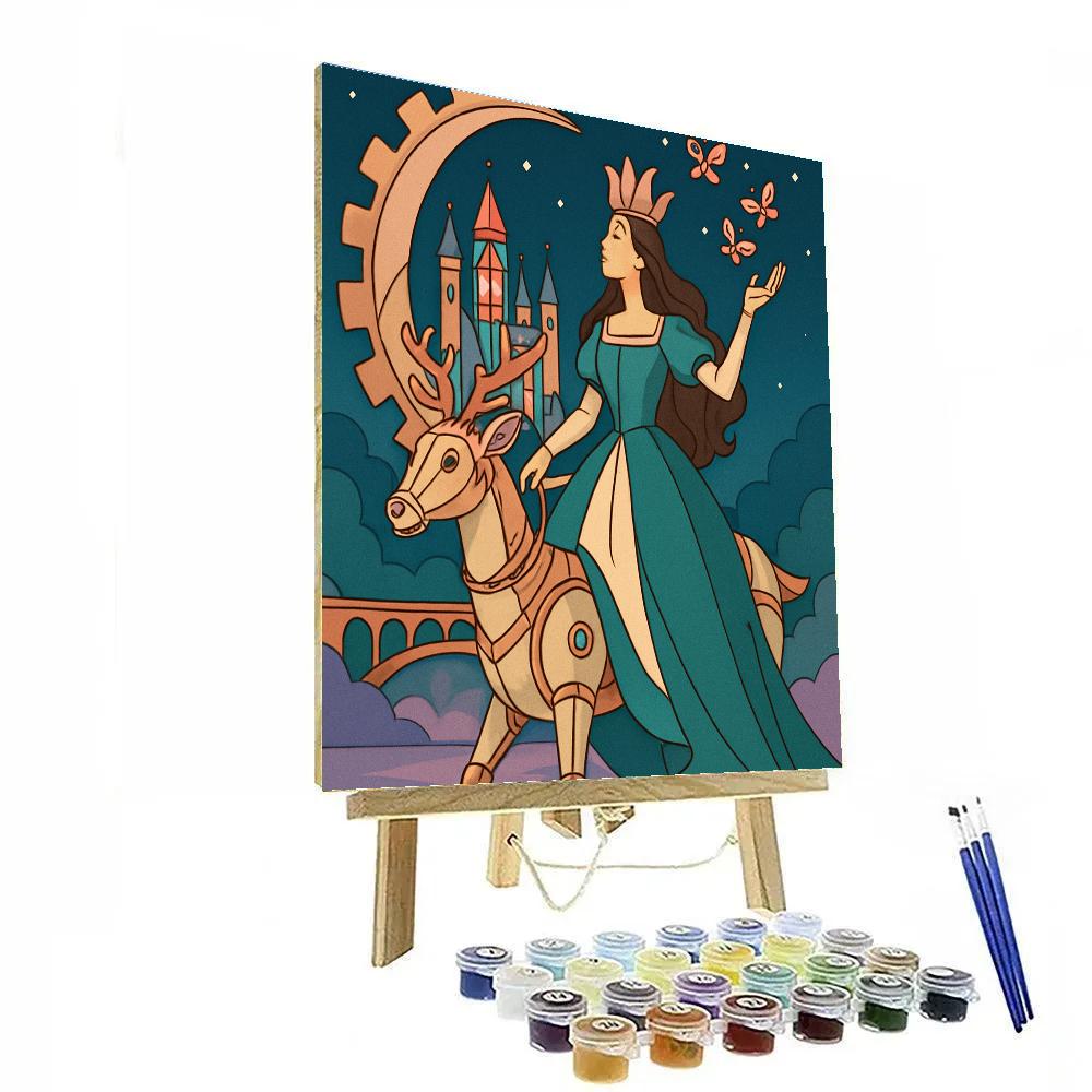 Clockwork Orchid Princess Parade paint by number