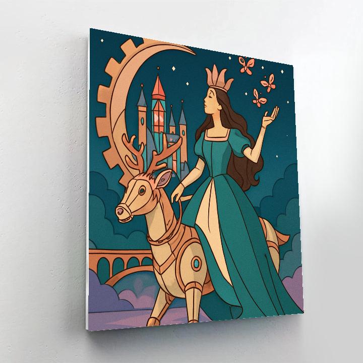 Clockwork Orchid Princess Parade paint by number