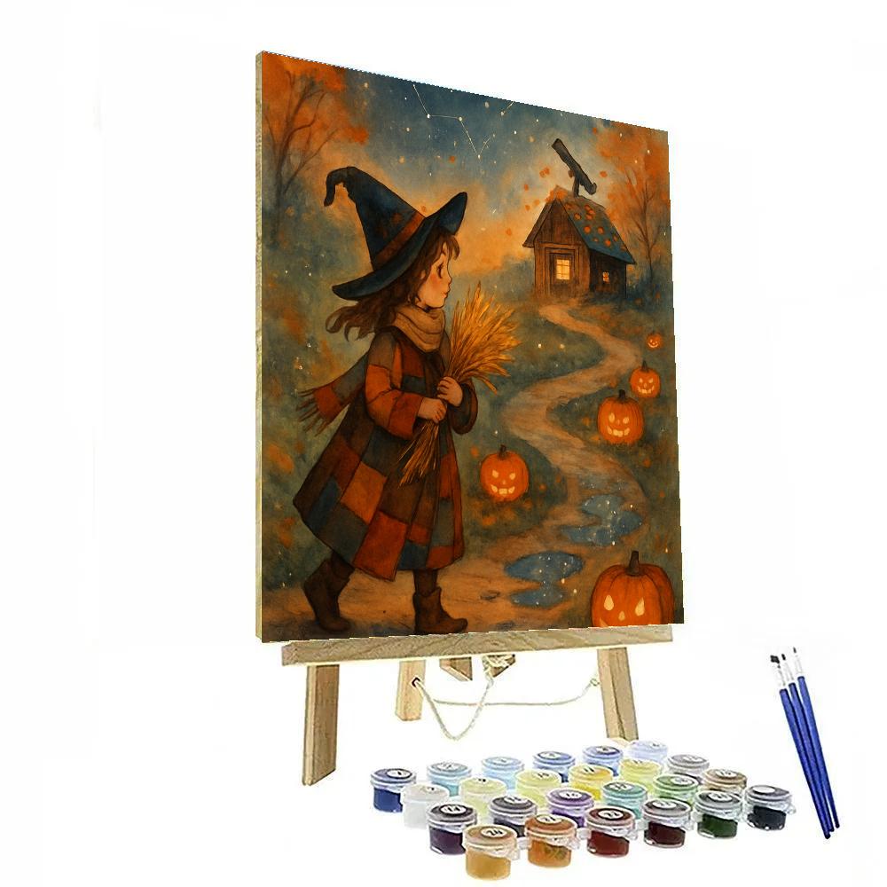 Jack O Lantern Path To The Star Shed paint by color