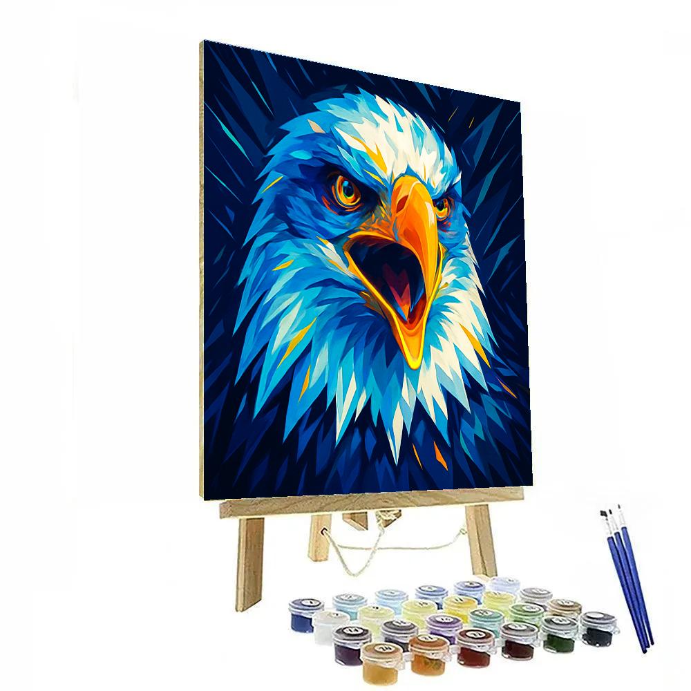 Chromatic Tempest Eagle paint by numbers