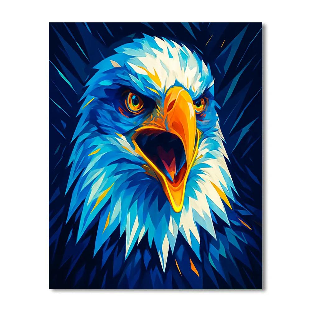 Chromatic Tempest Eagle paint by numbers