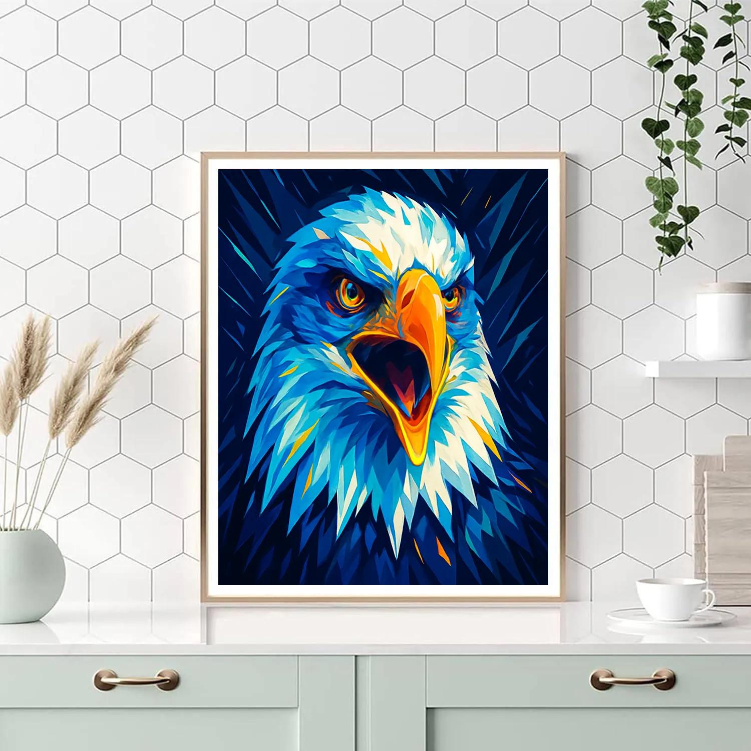 Chromatic Tempest Eagle paint by numbers