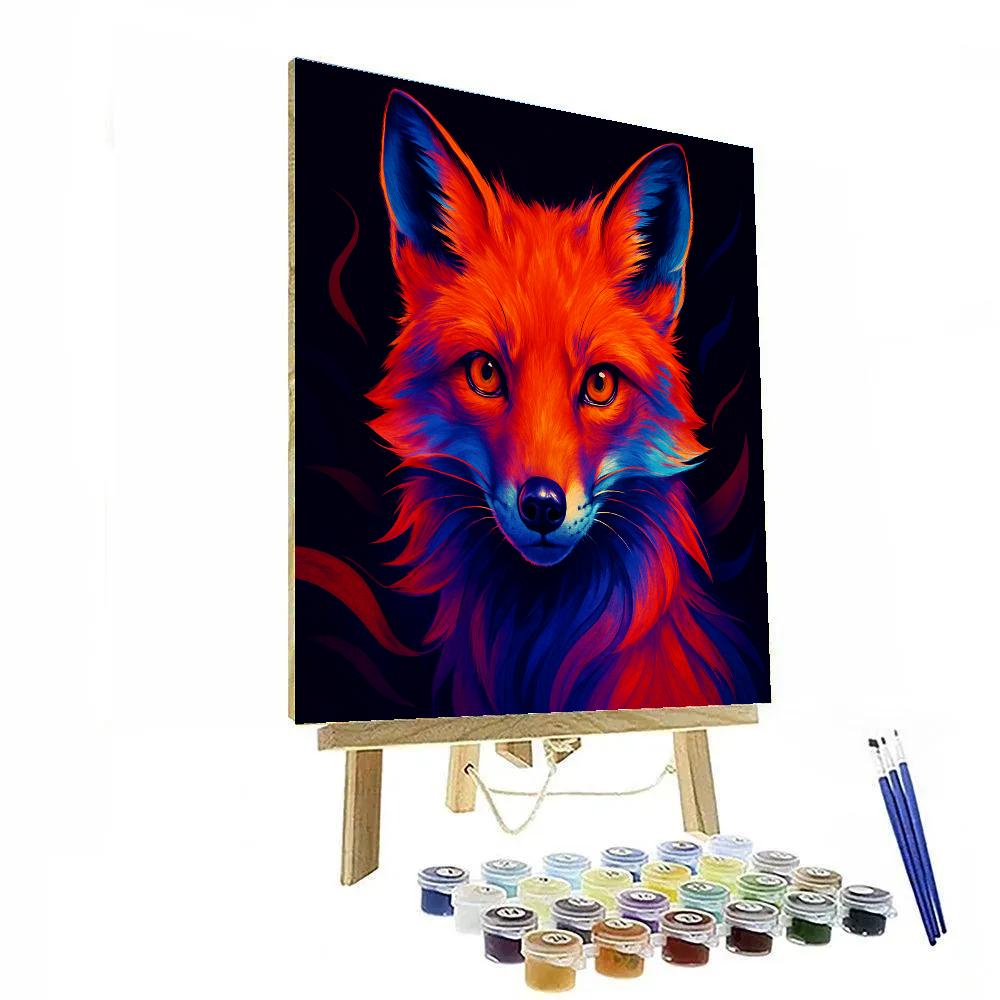 Spectrum Drift Fox DIY paint by numbers