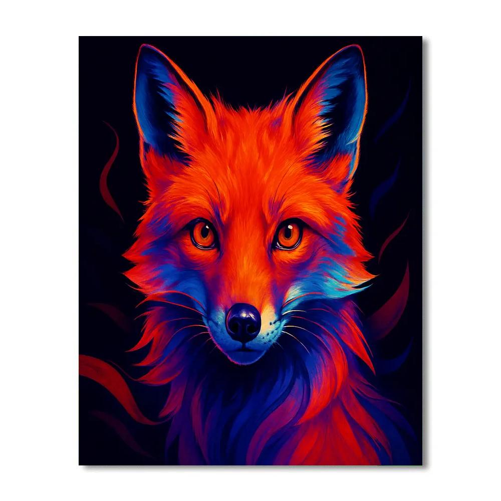 Spectrum Drift Fox DIY paint by numbers