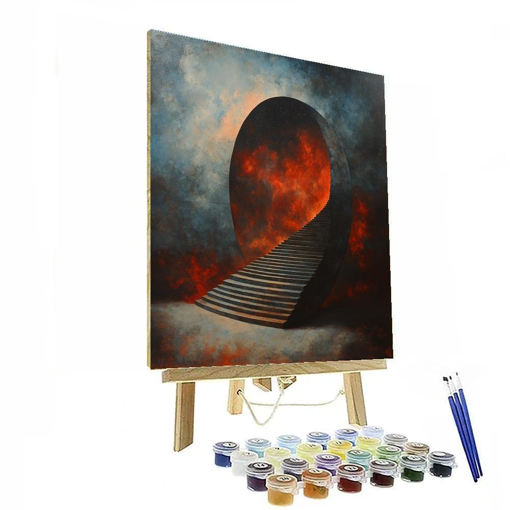 Michelangelo Inspired Nebula Helix Painting by numbers kit