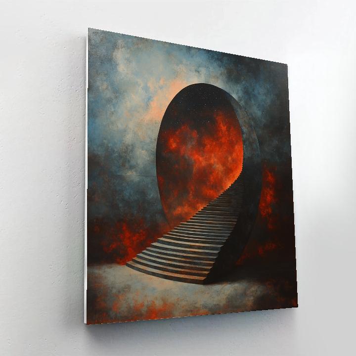 Michelangelo Inspired Nebula Helix Painting by numbers kit