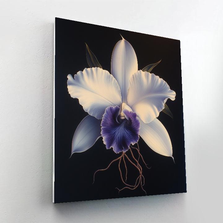Caravaggio Inspired Nebula Orchid Numbered painting kits