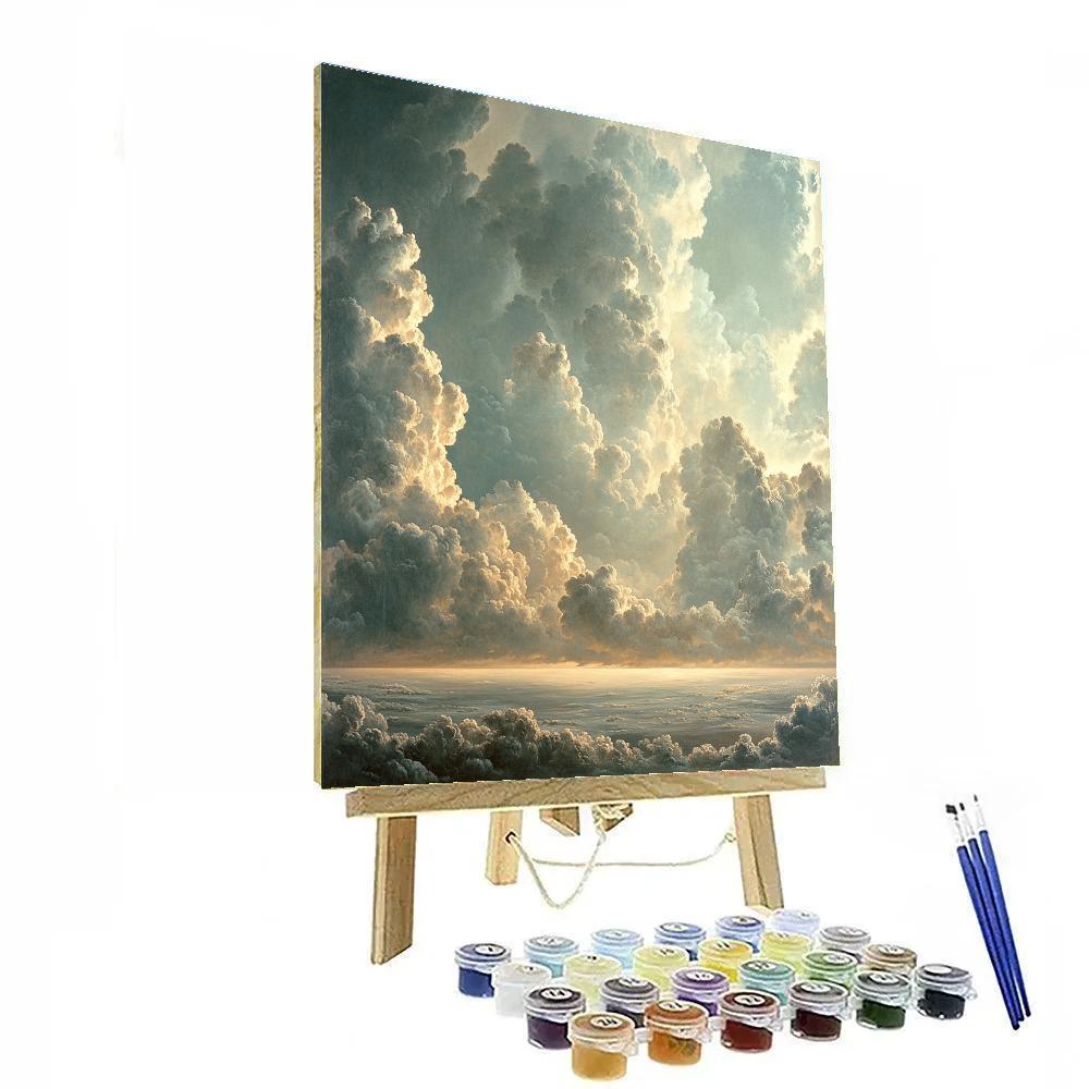 Michelangelo Inspired Tempest Stratocumulus Painting by numbers kit