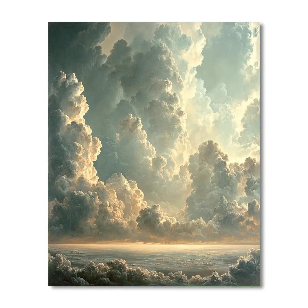 Michelangelo Inspired Tempest Stratocumulus Painting by numbers kit