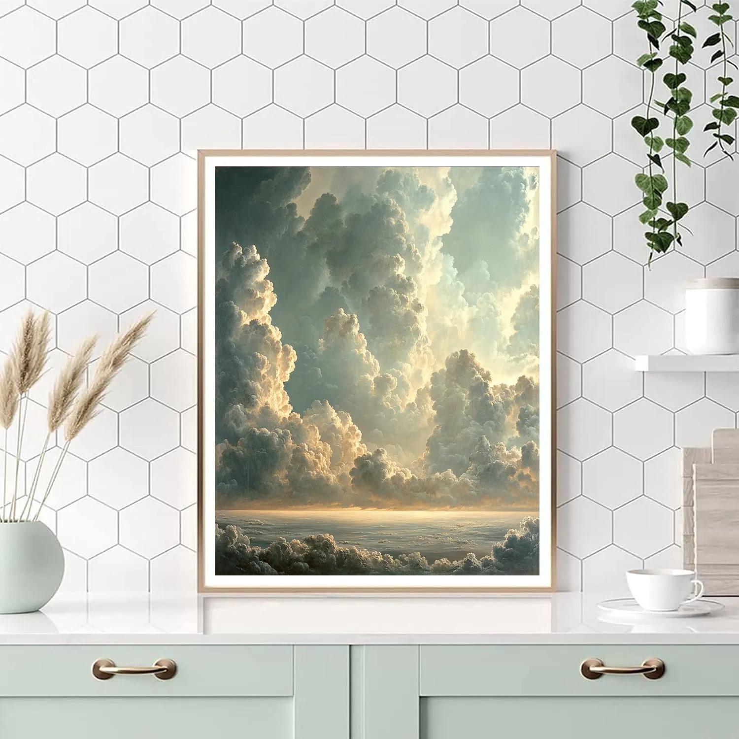 Michelangelo Inspired Tempest Stratocumulus Painting by numbers kit