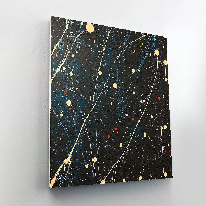Jackson Pollock Inspired Equinox Torrent Of Drips Numbered painting kits