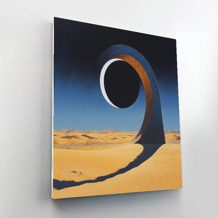 Salvador Dali Inspired Desert Eclipse Dreams Numbered painting kits