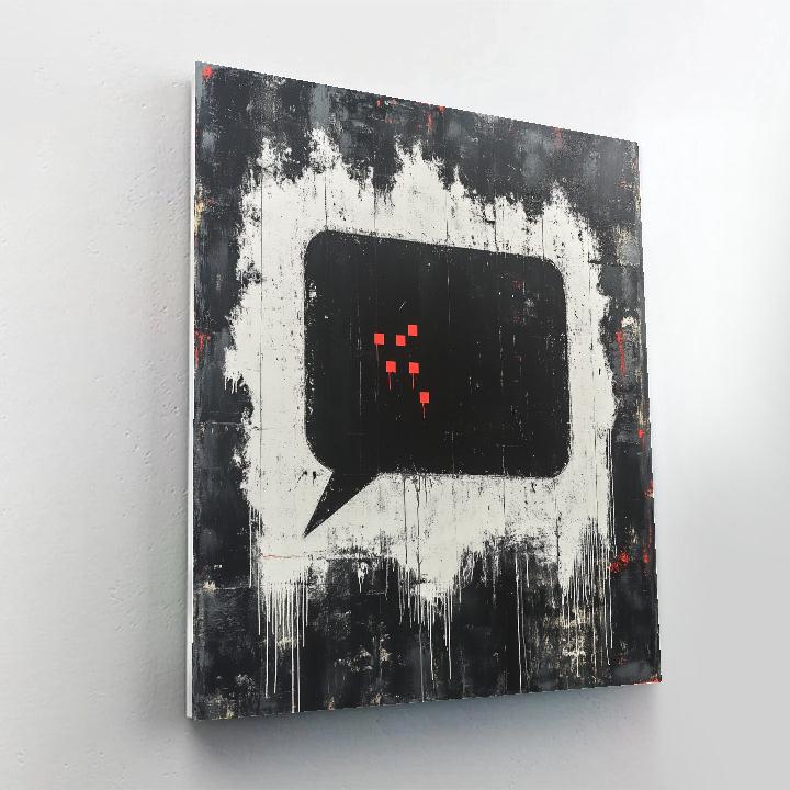 Banksy Inspired Data Silence Nebula Numbered painting kits