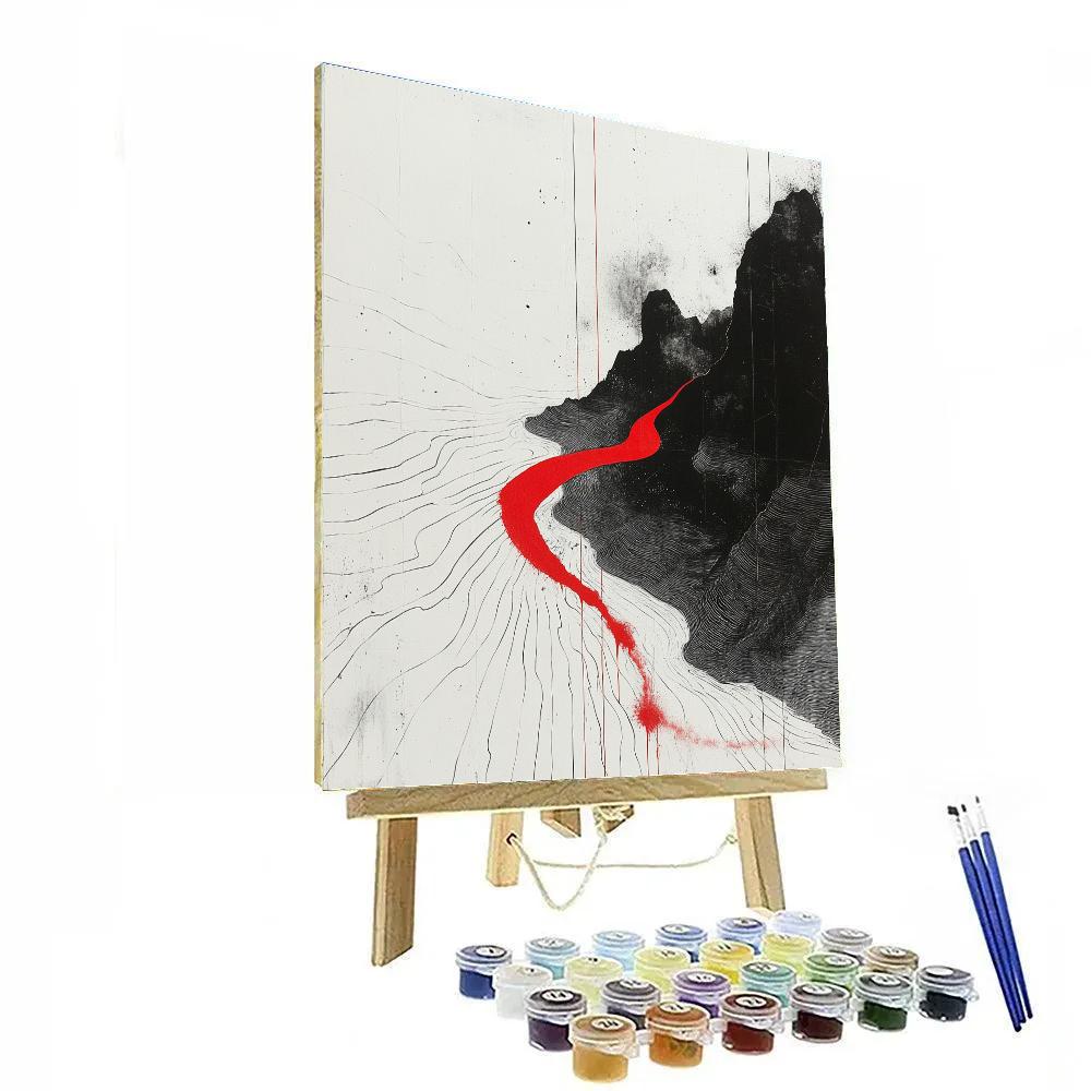 Banksy Inspired Borderless Gravity Anthem Paint by numbers kits