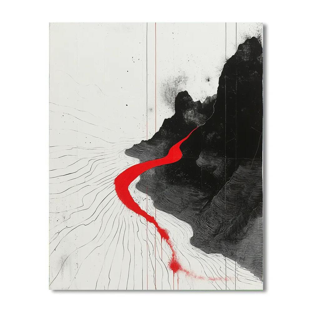 Banksy Inspired Borderless Gravity Anthem Paint by numbers kits