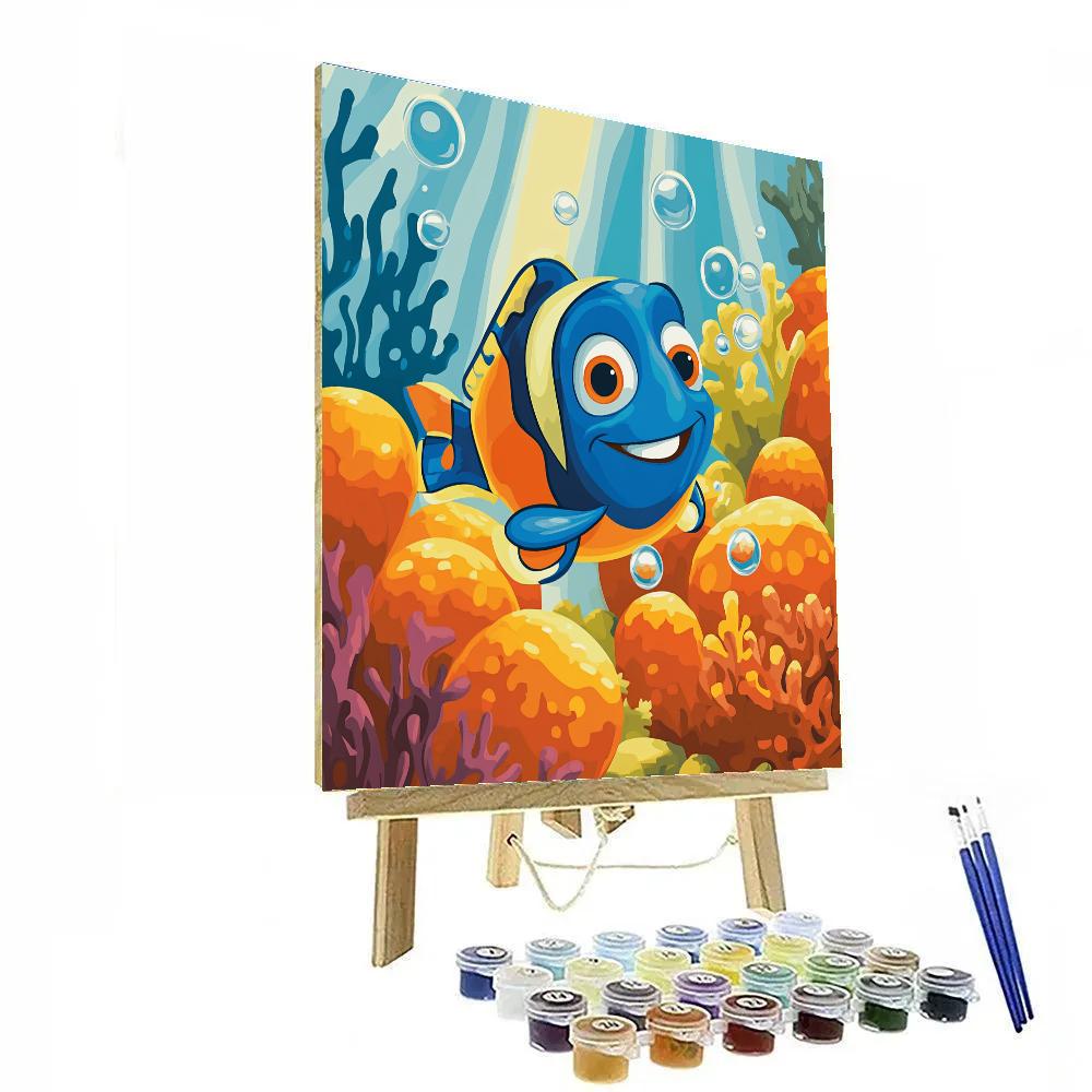 Dory Coral Reef Color Parade painting number kit