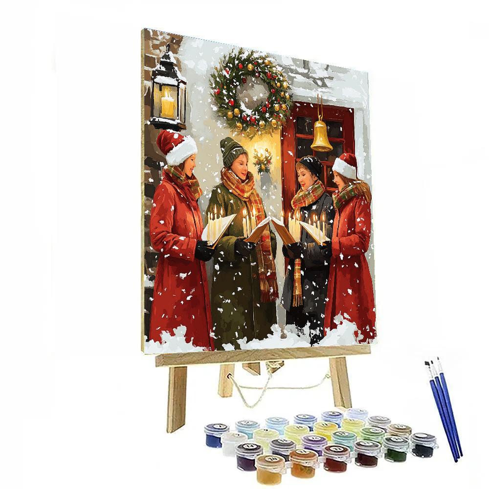 Candle Circle Carol Paint by numbers art