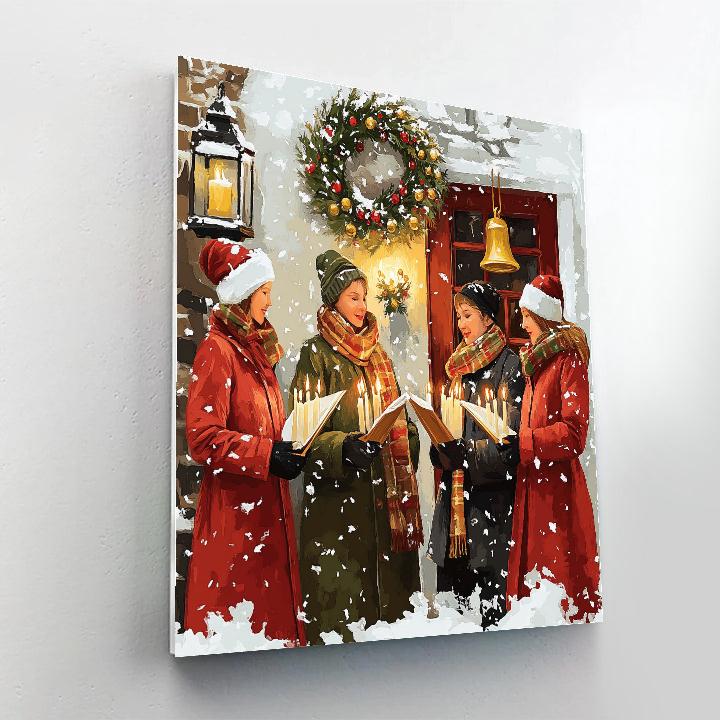 Candle Circle Carol Paint by numbers art