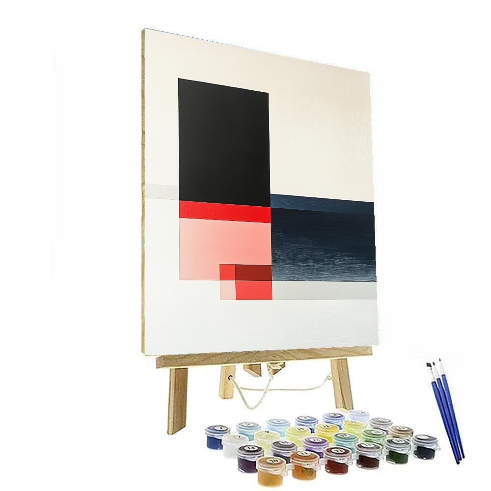 Kazimir Malevich Inspired Event Horizon Silence paint by number